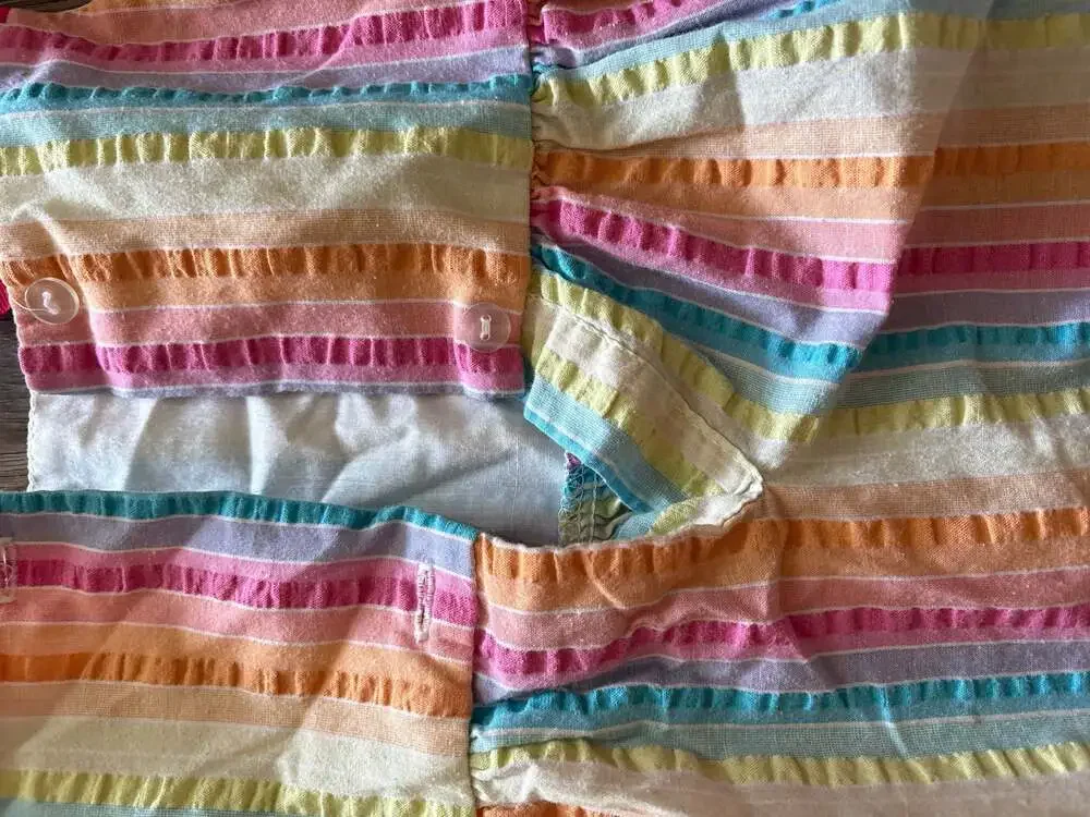 Rare Too! Girls Striped Butterfly Dress Size 4T